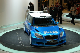 La Skoda Fabia S2000 sans la bâche