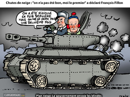 Le dessin du jour – Précautions maximales pour les secondes chutes de neige