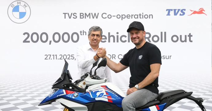 L’Indien TVS lance la production de la nouvelle BMW F450 GS