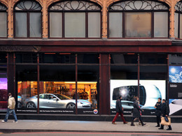 La Fisker Karma exposée chez Harrod's