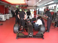 Ferrari d'A1GP: Premiers tours de roue