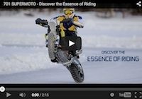 Husqvarna 701 Supermoto: "the essence of riding" (video et jeu concours)