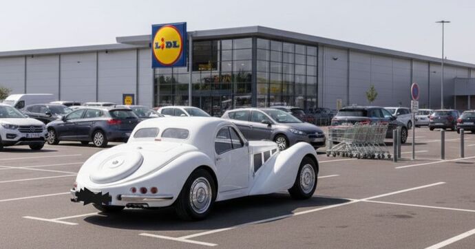 Une De La Chapelle Atalante sur un parking Lidl fait beaucoup réagir