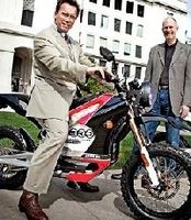Ecologie - Motos électriques: Le "Gouvernator" dévoile ses batteries