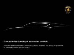 Mondial de Paris 2014 - Le concept Lamborghini serait dénommé Asterion et disposerait d'une motorisation hybride