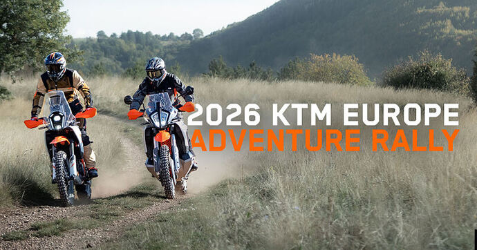Direction l’Italie pour le KTM Adventure Rally 2026