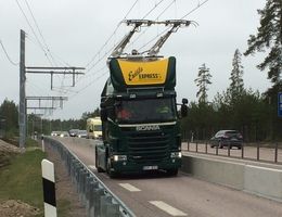La Suède teste la caténaire pour les poids lourds