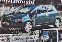 Mitsubishi Colt restylée: elle a bouffé de la Lancer