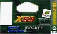 CL Brakes X59: plaquettes pour le TT.