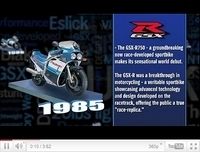 26 ans de Suzuki GSX-R en vidéo