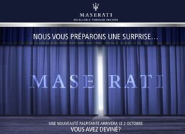 Maserati veut nous surprendre