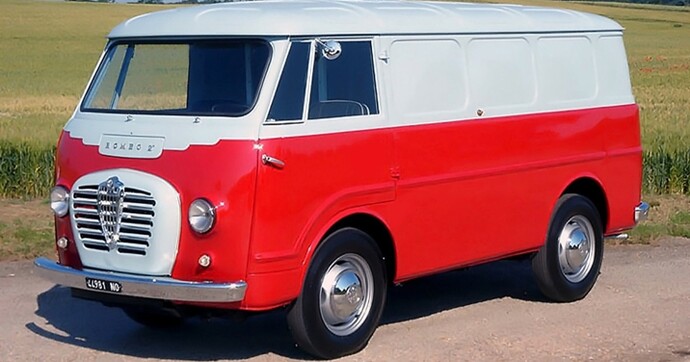 Quand Alfa lançait mystérieux fourgon à la technologie révolutionnaire dans les années 50…