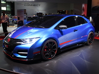 Honda Civic Type R concept : l'eau à la bouche - Vidéo en direct du salon de Paris 2014