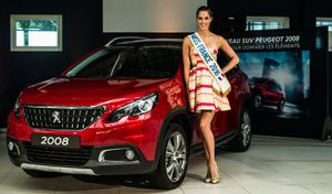 Miss France 2016 en Peugeot 2008