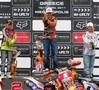 MX3/WMX - Grèce : Julien Bill et Steffi Laier rafflent la mise sous la pluie