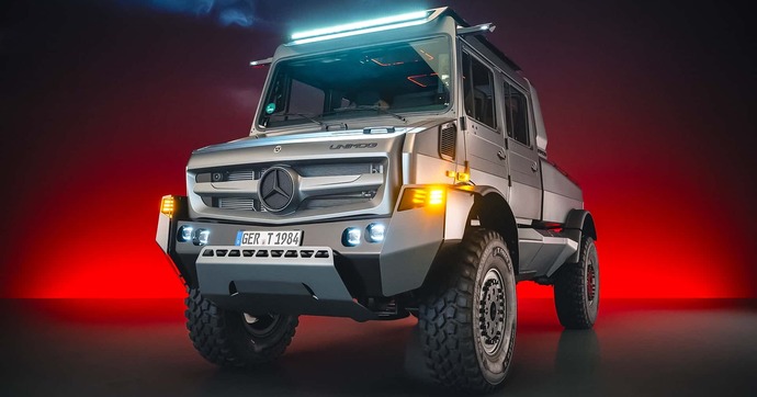 Mercedes transforme un Unimog en utilitaire de luxe