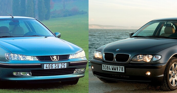 Peugeot 406 2.2 ou BMW 320i E46 : le duel inattendu entre châssis souverain et 6-cylindres de légende