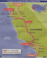 Californie : un TGV reliera les grandes villes de la côte Ouest