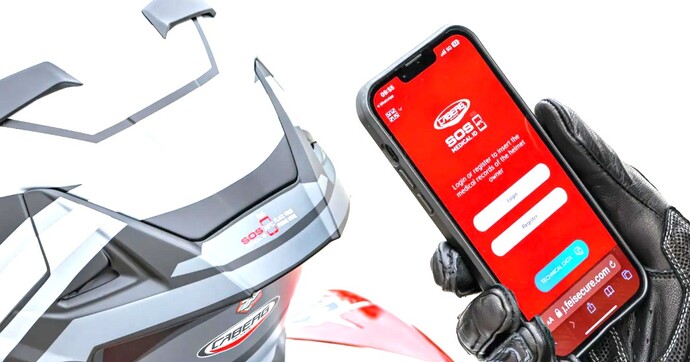 Caberg passe à la vitesse supérieure : le casque intelligent qui peut sauver des vies