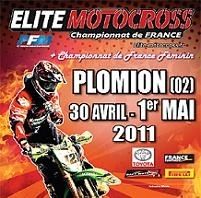 Motocross : Championnat de France Elite et féminin à Plomion dimanche 1er Mai