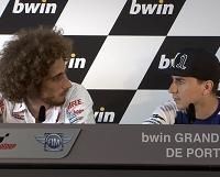 Moto GP - Portugal D.2: Après Rossi vs Stoner l'incident entre Lorenzo et Simoncelli !
