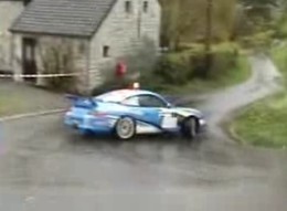 Rallye du Condroz 2009, festival de glisses (pas toujours maîtrisées)