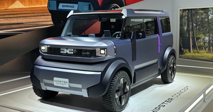Premier bain de foule pour le Dacia Hipster la future Kei Cars de Dacia