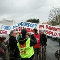 Manifestation Ford : la grande entreprise… qui connaît la crise