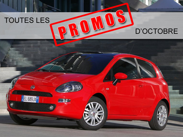 Le guide Caradisiac : toutes les promos d'octobre des constructeurs
