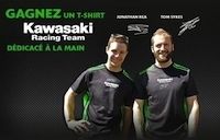 Jeu concours Kawasaki : des tee-shirts dédicacés par Sykes et Réa