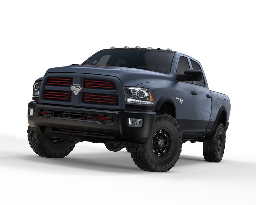 Superman roule en Dodge Ram