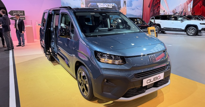 Le nouveau Fiat Qubo L n’a pas été jugé intéressant pour les Français - En direct du salon de Bruxelles 2026