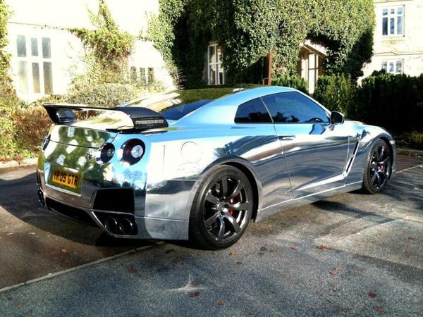 Nissan GT-R chromée : ‘Ring bling bling