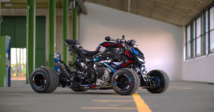 Quand le roadster BMW M 1000 R devient un quad surpuissant : voici l’incroyable Exeet MR