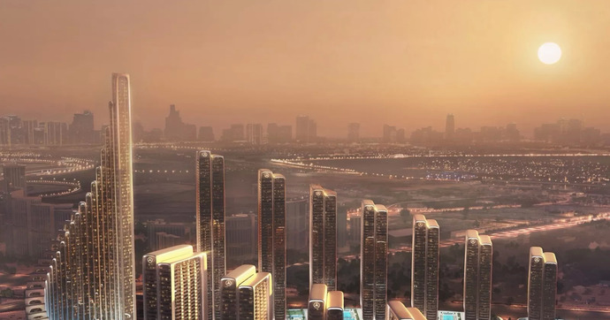 Ça y est, la marque Mercedes se met, elle aussi, à vouloir faire des tours à Dubaï