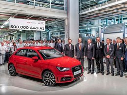 Audi et le Roi des Belges fêtent la 500 000ème A1