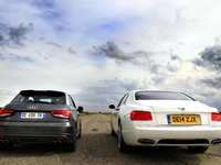 Cara Drag Race : Bentley Flying Spur V8 507 ch vs Audi S1 231 ch