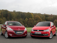 Comparatif vidéo - Volkswagen Polo restylée vs Peugeot 208 : marquage à la culotte