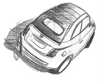 Fiat 500 cabriolet: le temps du teasing