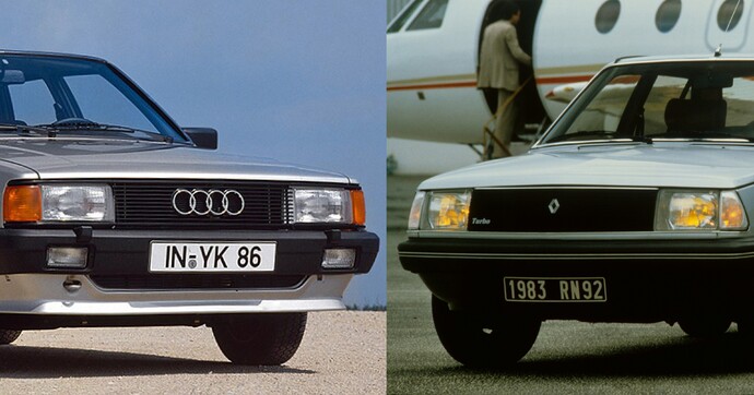 Match France – Allemagne : le souffle de la R18 Turbo 125 ch peut-il terrasser la rigueur de l'Audi 80 GTE ?