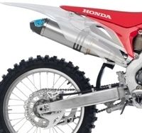 Une ligne Leo Vince pour la Honda CRF 250R.