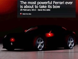 Salon de Genève 2012 - Ferrari tease sa nouvelle 620 GT en vidéo!