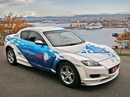 La Mazda RX-8 Hydrogen RE louée en Norvège : le projet "Hydrogen Road of Norway"