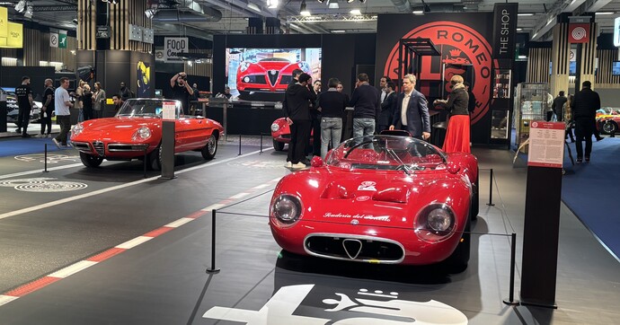Rareté et beauté sur le stand Alfa Romeo de Rétromobile 2026