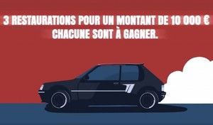 Peugeot : une restauration de 205 à hauteur de 10 000 € à gagner