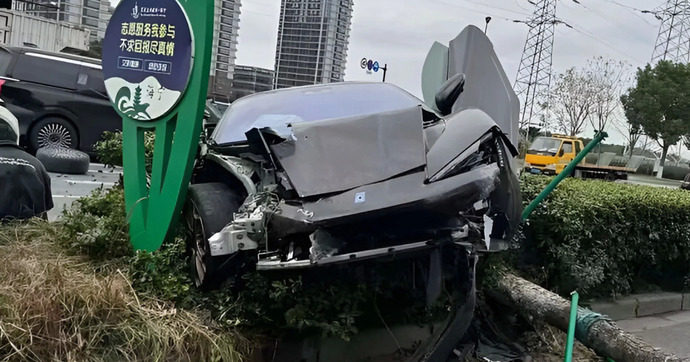 Est-ce là le premier crash d’une YangWang U9 ?