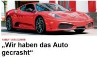 Ring Folies : qui a cassé le prototype Ferrari F430 ? Schumi ?