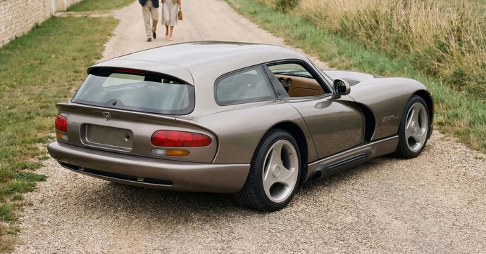 Tout l’Internet veut donner vie à cette Viper Shooting Brake réalisée par intelligence artificielle