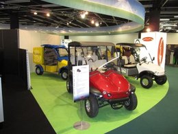 Stand COMARTH : une gamme de véhicules électriques sympas