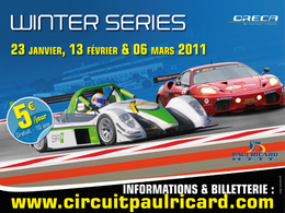 Seconde manche des Winter Series ce week-end au Paul Ricard HTTT